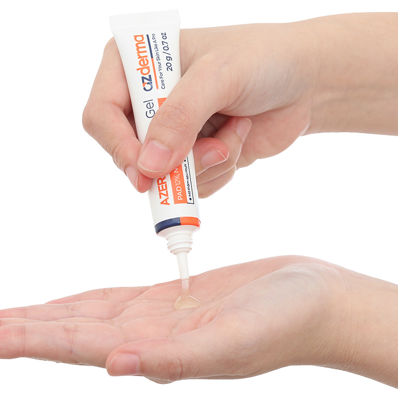 Gel Azderma Azera Lighten dưỡng ẩm và giảm thâm mụn tuýp x 20g - 11